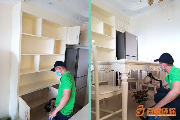 佛山新房室內除甲醛機構百悅環(huán)?？焖偃コ卵b修的甲醛